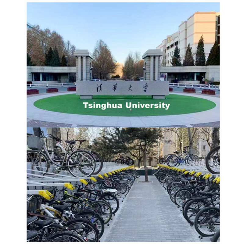 Racks de bicicleta de dois andares revolucionam a eficiência espacial na Universidade de Tsinghua