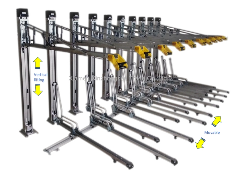 Otimizando o espaço: como as proporções ajustáveis ​​melhoram a eficiência do rack de bicicleta de duas camadas?