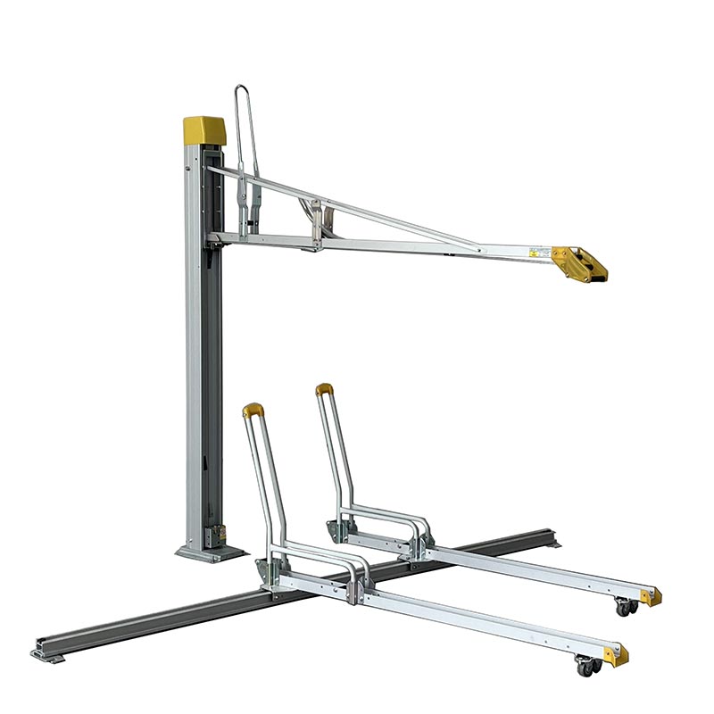 Como um bicicletário de camada dupla pode fornecer mais espaço livre?