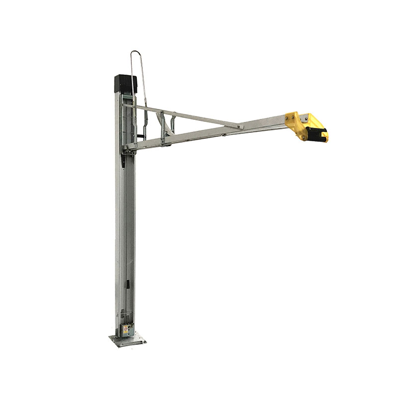 Rack de bicicleta vertical com sistema de elevação assistida